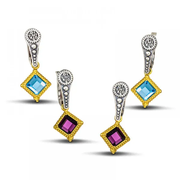Dimitrios Exclusive Σκουλαρίκι με πέτρες Swarovski S103