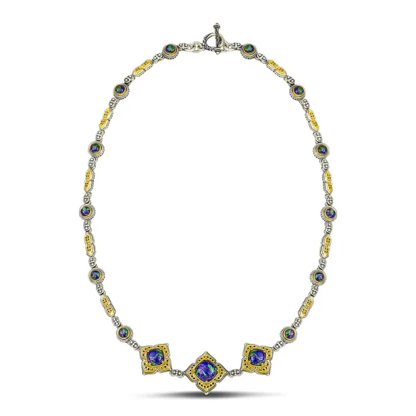 Dimitrios Exclusive Κολιέ 925 με ημιπολύτιμες πέτρες K108