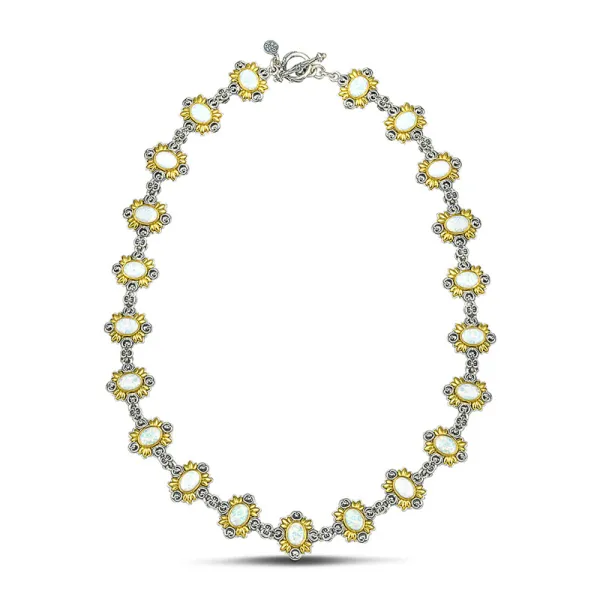 Dimitrios Exclusive Κολιέ Διπλής Όψεως με Συνθετικές Πέτρες K118