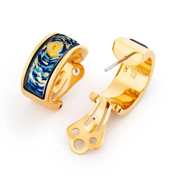 FREY WILLE Σκουλαρίκια Creole από ÉTERNITÉ-Vincent van Gogh VG 492XX/773