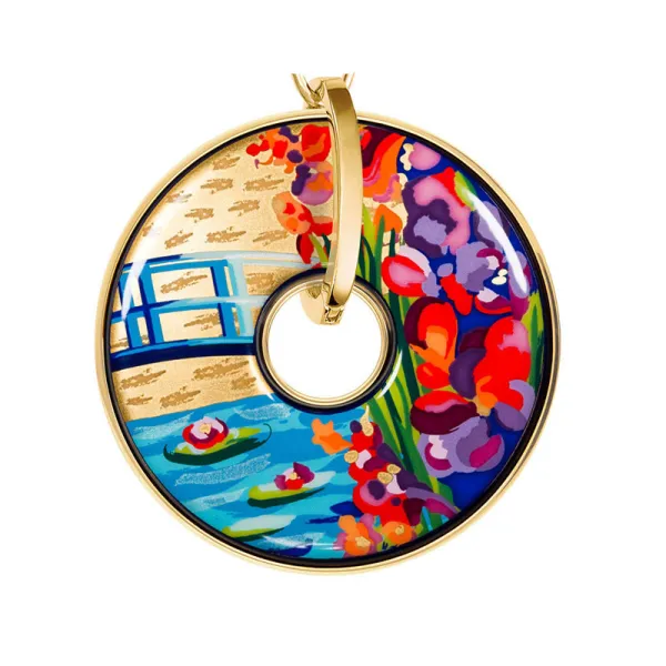 FREY WILLE Μενταγιόν Λούνα Πιένα από Η γέφυρα-Κλοντ Μονέ CM 493LP/2515