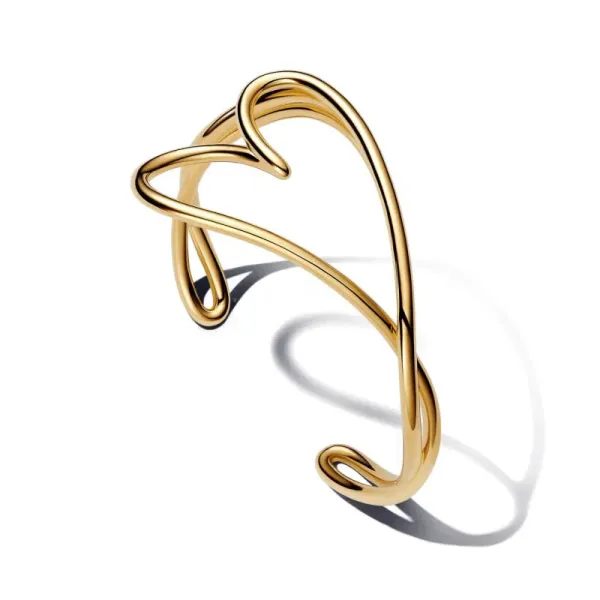 Pandora Βραχιόλι-χειροπέδα με καρδιά ακανόνιστου σχήματος 563808C00