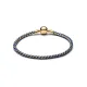Pandora Πλεκτό βραχιόλι T-Bar με επιχρύσωση 14κ 563816C02