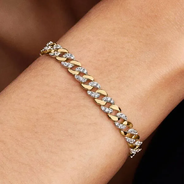 Pandora βραχιολι ασημί χρυσό 564229c01