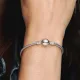 Ασημένιο Βραχιόλι Pandora Disney με Κούμπωμα και Διάφανο Ζιργκόν Mickey Mouse 590731CZ