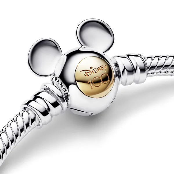 Pandora Βραχιόλι ασ. 925 με χρυσό 14Κ, Disney 100 Mickey 592514C00