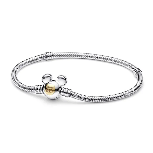 Pandora Βραχιόλι ασ. 925 με χρυσό 14Κ, Disney 100 Mickey 592514C00