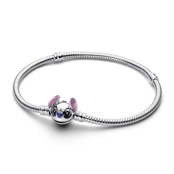 Pandora Βραχιόλι με τον Stitch της Disney και Αλυσίδα Ασήμι 925 593738C01