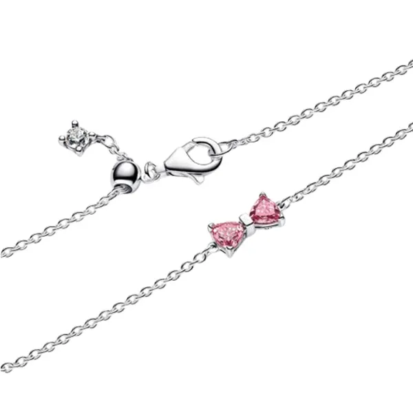 Pandora Βραχιόλι με Φιόγκο Ροζ 594234C01