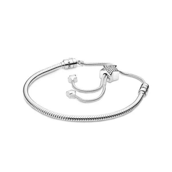 Pandora Βραχιόλι Ασημένιο με Σύμβολα Αστέρια 598528C01