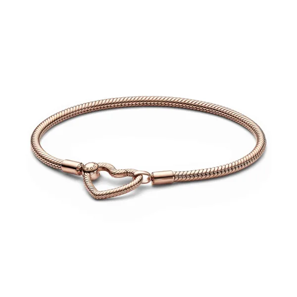 Pandora Βραχιόλι ασ. 925, επίστρωση ροζ χρυσού 14k, 582257C00