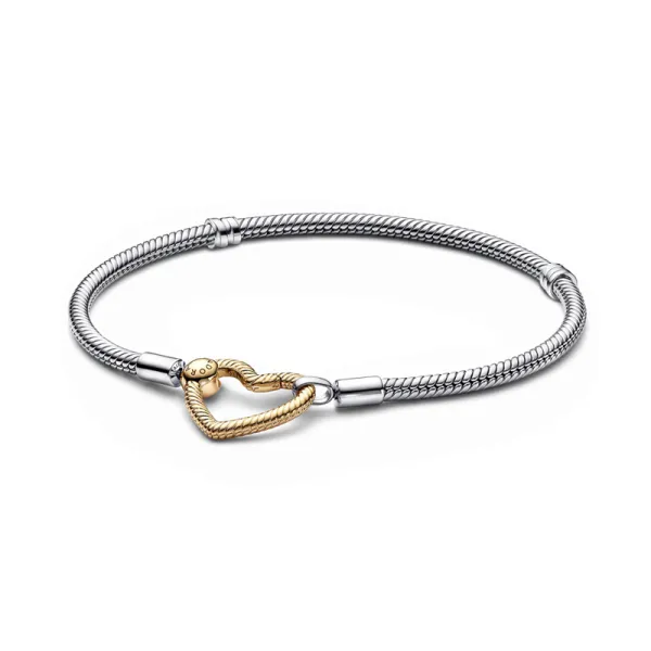 Pandora Βραχιόλι ασ.925 με επίστρωση χρυσού 14k, 17 εκ. 569539C00-17