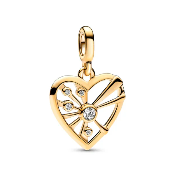 Pandora ME Καρδιά Μενταγιόν Γούρι 762691C01