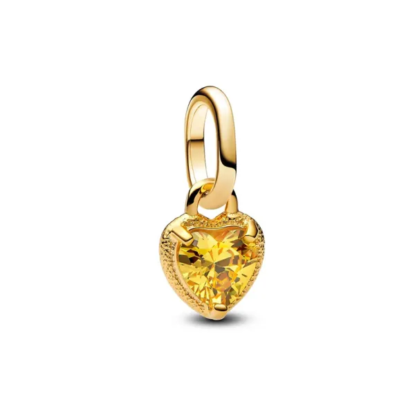 Pandora Μίνι Κρεμαστό Σύμβολο με Καρδιά Επιχρύσωση 14Κ 763862C01