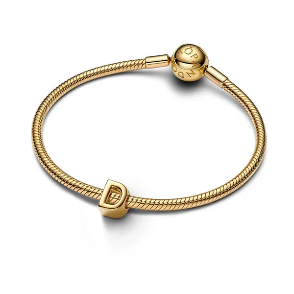 Pandora Σύμβολο με το Γράμμα D Επιχρύσωση 14Κ 763950C00