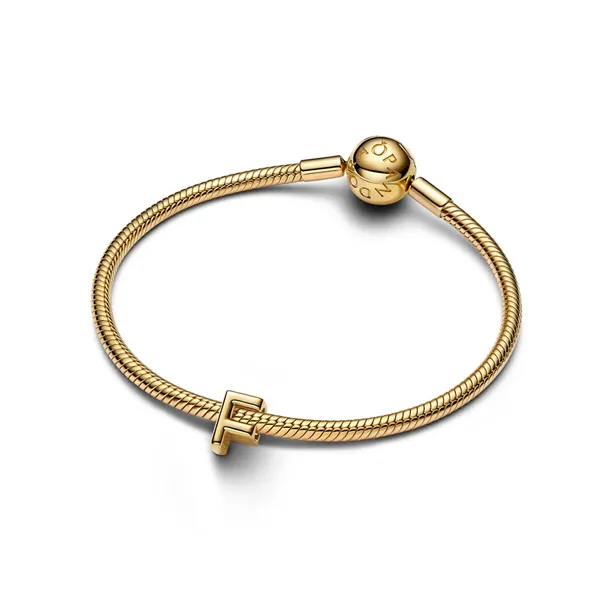 Pandora Σύμβολο με το Γράμμα F Επιχρύσωση 14Κ 763952C00