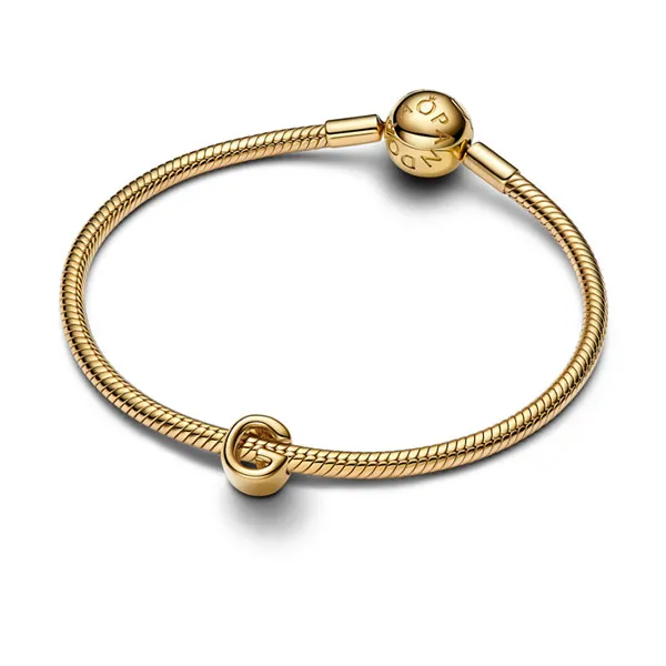Pandora Σύμβολο με το Γράμμα G Επιχρύσωση 14Κ 763953C00