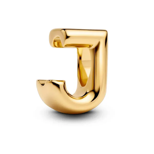 Pandora Σύμβολο με το Γράμμα J Επιχρύσωση 14Κ 763956C00