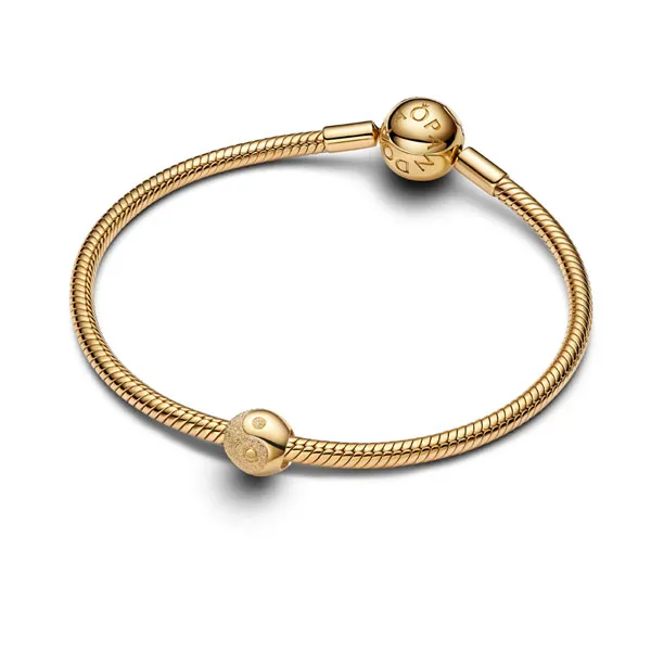 Pandora Σύμβολο Yin Yang ανάγλυφο χρυσό 14Κ 764045C00