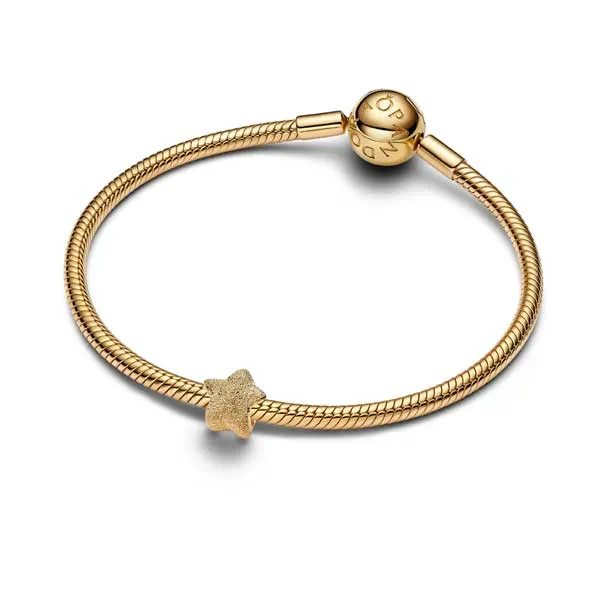 Pandora Σύμβολο Αστέρι ανάγλυφο χρυσό 14Κ 764050c00