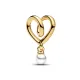 Pandora Σύμβολο Καρδιά χρυσό 14k με πέρλα 764138C01