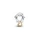 Pandora Σύμβολο Σπίτι ασημί και χρυσό 14k 764145C00