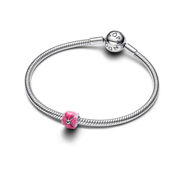 Pandora Σύμβολο Ροζ ασημί 764352c01