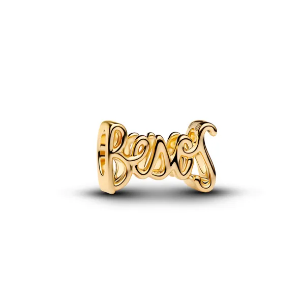 Pandora Σύμβολο Φιλιά Λέξη επίχρυσο 14k 764422C00