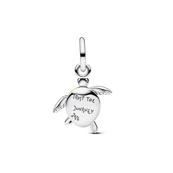 Pandora Σύμβολο Χελώνα Ροζ Ασημί 925 Επίχρυσο 764432C01