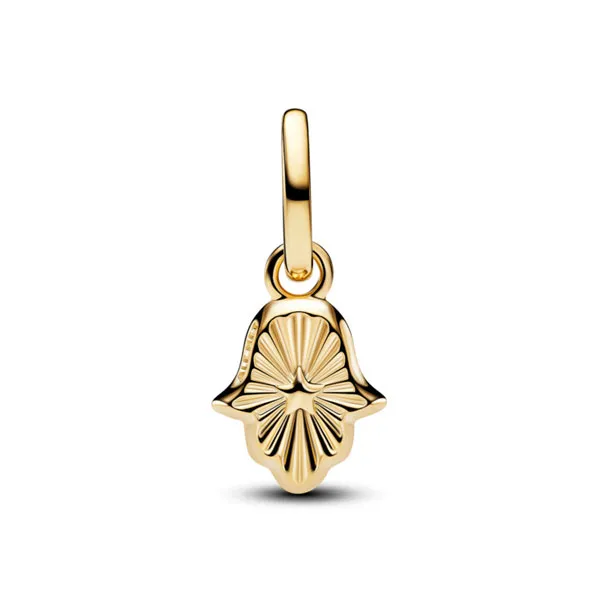 Pandora Σύμβολο Χέρι Χάμσα με ροζ επιχρύσωση 14κ 764612C01
