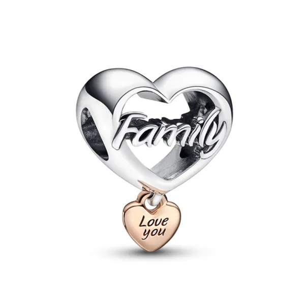 Pandora Γούρι Love You Family Καρδιά 782326C00