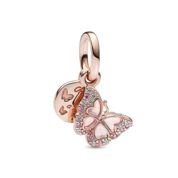 Pandora Κρεμαστό σύμβολο 14Κ, με ζιρκόν & σμάλτο, πεταλούδα 782555C01