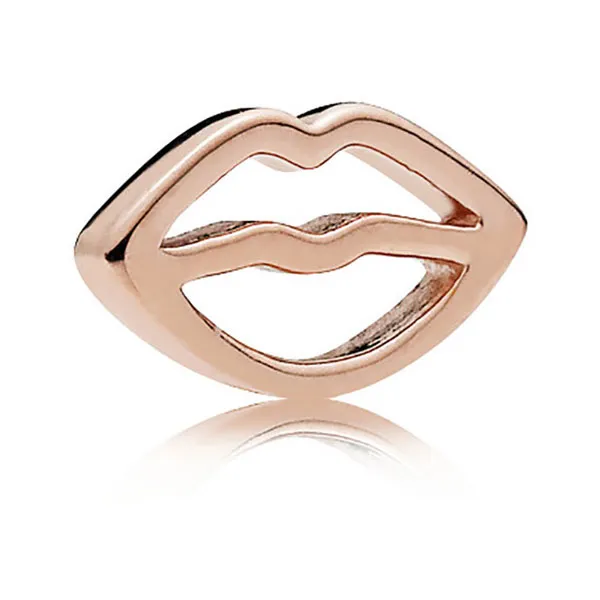 Pandora Γούρι Ροζέ σε σχήμα χείλια 786589