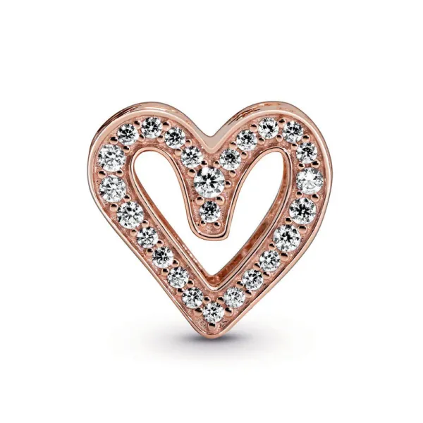 Pandora Λαμπερό Σύμβολο σε Σχήμα Καρδιάς 788692C01