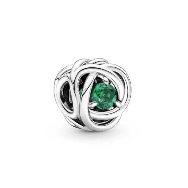 Pandora Γούρι με πράσινη πέτρα 790065C08