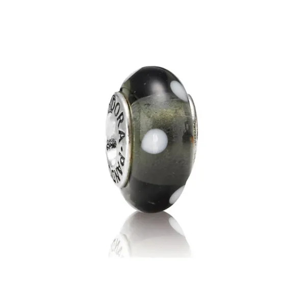 Pandora Μαύρο Πουά Γούρι 790603