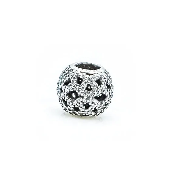 Pandora Σύμβολο Στρογγυλό με Λευκές Πέτρες 791284CZ