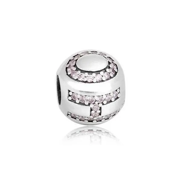 Pandora Γούρι με Ελπίδα, Ροζ Κυβικά Ζιργκόν 791418PCZ