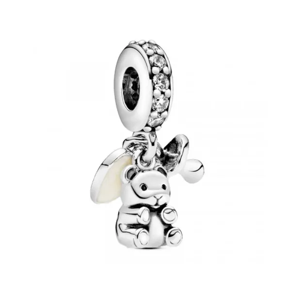 Pandora Κρεμαστό σύμβολο Αρκουδάκι και πιπίλα 792100CZ