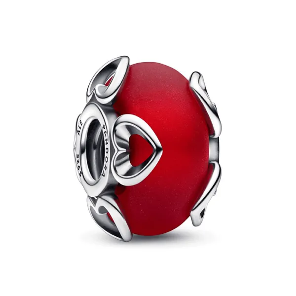 Pandora Γούρι με Κόκκινο Μουράνο Γυαλί 792497C01