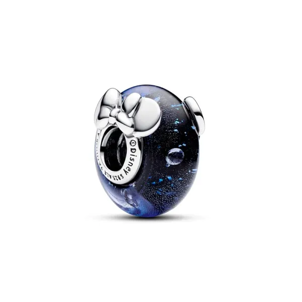 Pandora Disney Μίκυ & Μίνι Μάους Γούρι Μπλε Γυαλί Μουράνο 792958C01