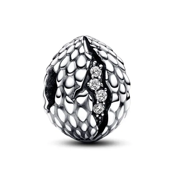 Pandora Σύμβολο Game of Thrones Ασημί Αυγό Δράκου 792962C01