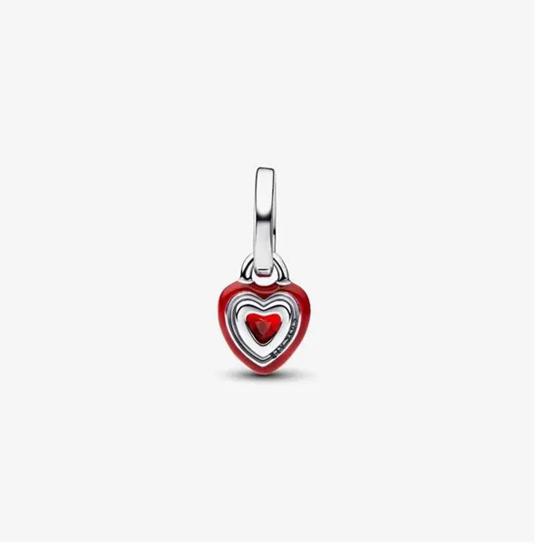 Pandora Μίνι σύμβολο σε σχήμα Κόκκινης καρδιάς 793042C05