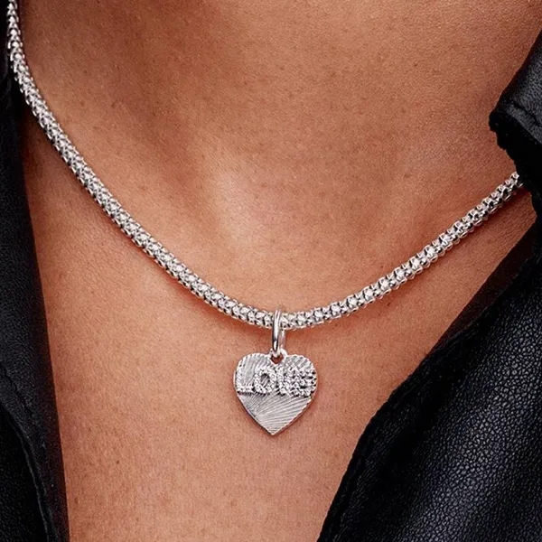 Pandora Κρεμαστό σύμβολο LOVE σε σχήμα καρδιάς με δυνατότητα εγχάραξης 793604c01
