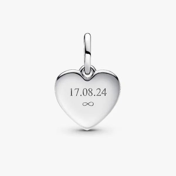 Pandora Κρεμαστό σύμβολο LOVE σε σχήμα καρδιάς με δυνατότητα εγχάραξης 793604c01