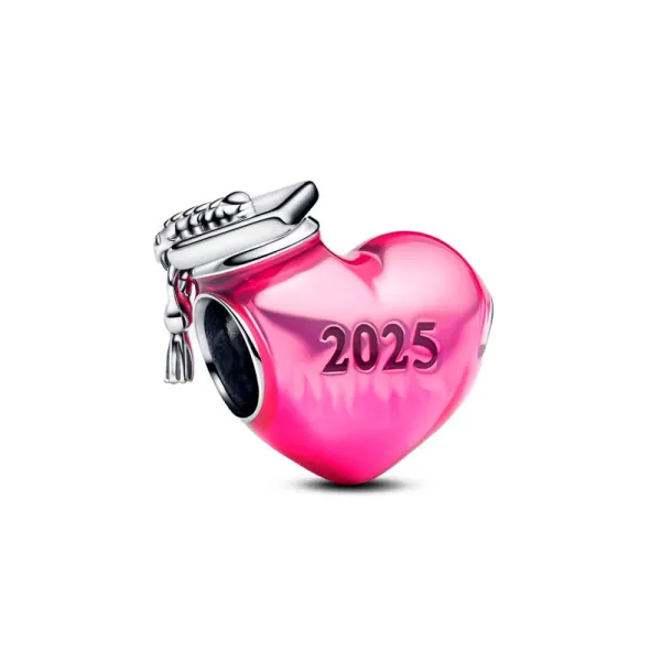 Pandora Γούρι Ροζ Καρδιά Αποφοίτησης 2025 793788C01