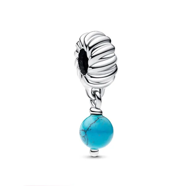 Pandora Κρεμαστό γούρι σε τιρκουάζ χρώμα 793901C01