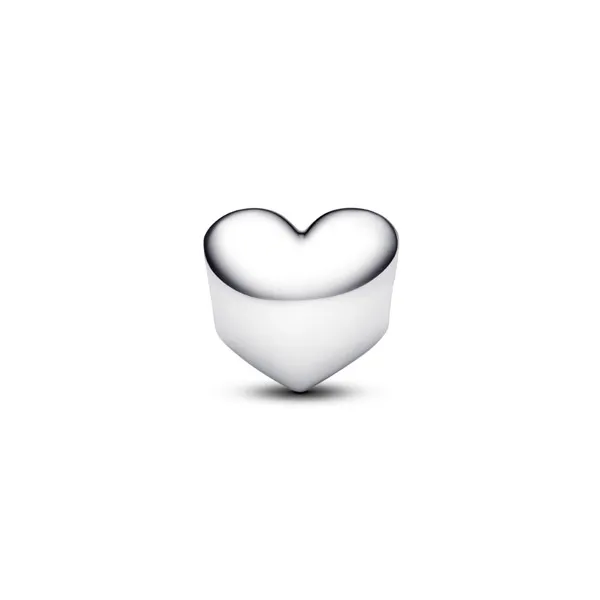 Pandora Σύμβολο Ασημί Καρδιά με Μωβ Πέτρα 794161C07