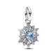 Pandora Σύμβολο ασημί μπλε πέτρα 794209C01