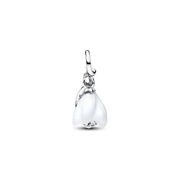 Pandora Σύμβολο Λουλούδι λευκό ασημί 794239c01